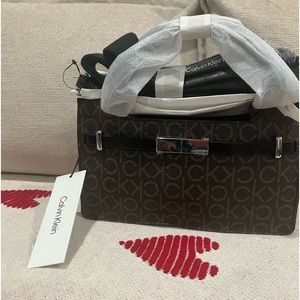 NWT Calvin Klein Handbag with straps